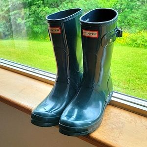 Hunter Mid-calf boots Size 9 or 40